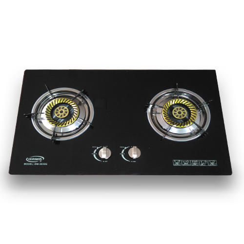 Dawa Glass Top Double Burner Gas Stove DW-3030G