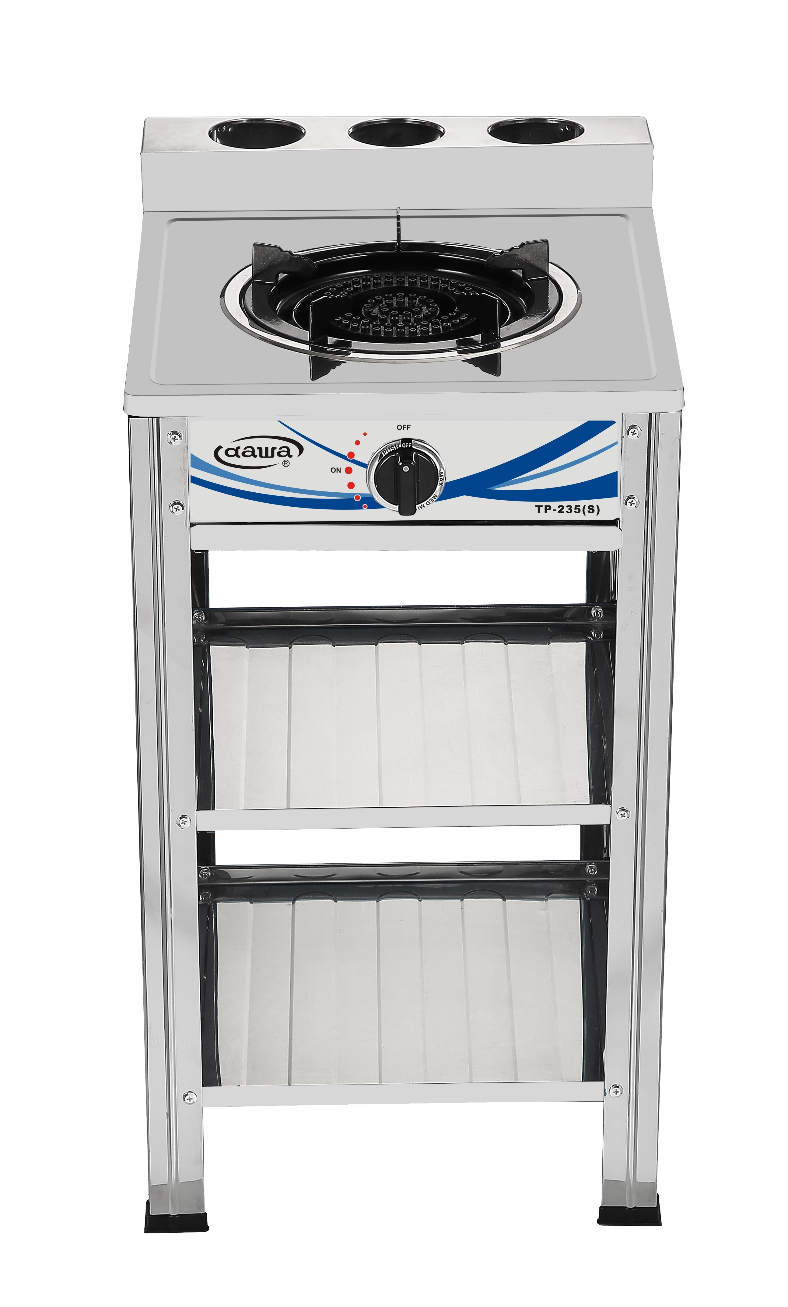 DAWA SINGLE STAINLESS STEEL STANDING GAS COOKER
